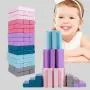 Colorful Wooden Stacking Tower Game Set - Educational Toys Colorful Wooden Stacking Tower Game Set - Educational Toys