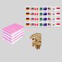 Custom Singapore Mahjong Tiles Board Game Set