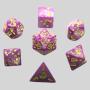 HS Blue Polyhedral Dice Set - DND RPG Acrylic Dice