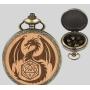 D&D Dragon Eye Dice Set - Handmade Mini Polyhedral Dice