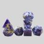 Custom DND Resin Dice - Sharp Edge Swirl