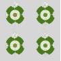 Olive Rose Poker Mahjong Table Mat - Gaming Mat