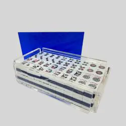 Custom Perspex Mahjong Tile Box - 166pcs Display Case