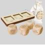 Love Dice Game Set – Wooden Anniversary Gift for Couples