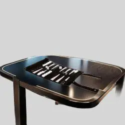Custom Foldable Backgammon Set - Portable Chess Game