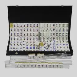 Crystal Mahjong Tiles 20mm Plastic Acrylic Game Set