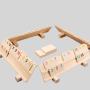 Child Intelligence Game - Wooden Racks Number Tiles Math Board Game