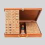 Chinese Wooden Mahjong Set Game - Handmade Wood Game