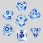 Custom Resin Dice - Purple D&D Dragon Game Dice