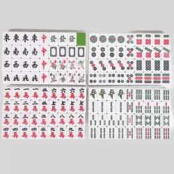 EASTOMMY ET-236001 Acrylic Mahjong Game Set