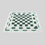 Roll-up Chess Set - PU Leather Tournament Mat Magnetic Chess Game