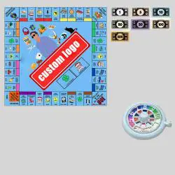OEM Custom Monopoly Board Game Set - Adult Paper Game
