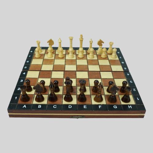 Wooden Chess Set - Folding Box, 5.5cm King, Wholesale