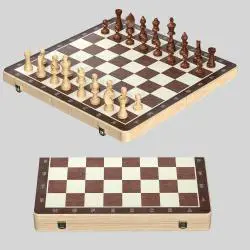 Magnetic Wooden Chess Set - Folding Board Wholesale