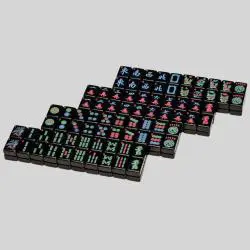 Personalized 4 Player Acrylic Mahjong Tiles