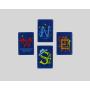 Durable Melamine Mah Jongg Game Set - Family Entertainment