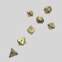 Customizable D&D Dice Set - 7pcs Metal Bulk, Personalized Logo