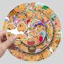 100 Pcs Capybara Stickers - Custom UV Printed Vinyl Decals