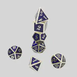 7 Polyhedral D&D Dice Set - Custom Logo Wholesale