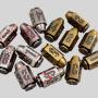 Antique Copper D&D Dice Set - 6 Pcs Polyhedral Dice