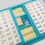 Luxury PU Leather Mahjong Storage Box - Custom Handmade Tile Container