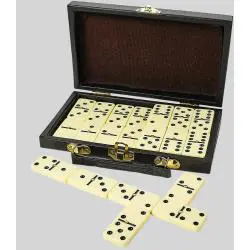 Customizable Domino Game Set - Wholesale, Logo, Leather Box