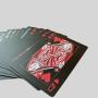 Custom Poker Deck - Black PVC Waterproof Cards - Logo Printing