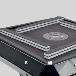 Custom Black Glass Mahjong Table - JS-HWS Game Machine
