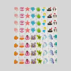 Mahjong Stickers - Customizable Pattern, China Game Novelty Gifts