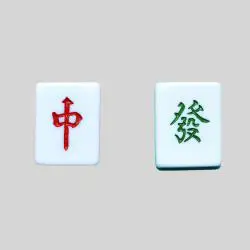 Retro Cartoon Mahjong Resin Tiles Wholesale