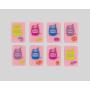 Premium Custom Pink American Mahjong Tiles - Acrylic Game Set