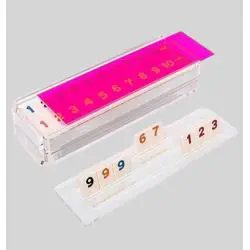 Acrylic Rummiku Game - Custom Lucite Backgammon Mahjong Tic Tac Toe