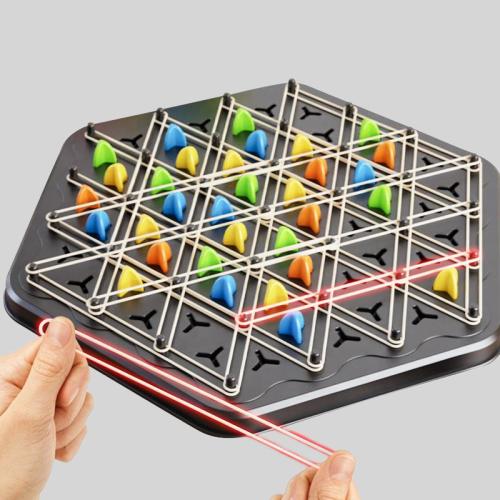 Geometry Chain Chess Puzzle Board Game - Logic Toys for Kids