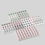 Blue Green Magnetic Mahjong Tiles - 40mm American Chinese Set