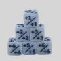 16mm +/- Dice - Acrylic Plastic Cube Counters