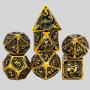 DND Dragon Polyhedral Dice Box - Luxury Metal Dice