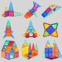 Magnetic Building Blocks Set - Kids Boys Girls 3+ Educational Toys