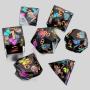 Colorful Resin DND Dice Set - Free Story RPG Table Games