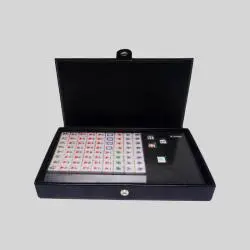 Custom Black Mahjong Set Gift Box - Singapore Malaysia China US Japan