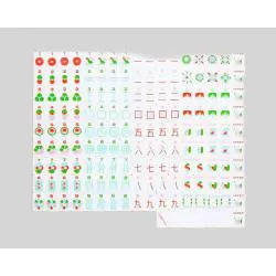 Colorful Custom Acrylic Mahjong Game Set