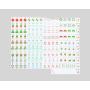 Colorful Custom Acrylic Mahjong Game Set