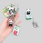 Mahjong Panda Keychain - UV Printed, Custom Logo