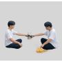 Folding Mahjong Table Camping Outdoor Games Set