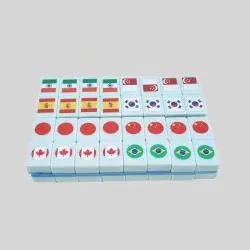 Mahjong Set Game Set New Product Countries Flags