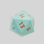 Custom 20 Sided PU Foam Dice - Hines D20