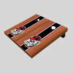 Outdoor Wood Cornhole Set - Regulation Games with Bags & Case