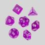 7pcs Acrylic D&D Dice Set - Transparent Polyhedral RPG Dice