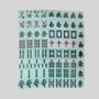 Magnetic Mahjong Tiles - Acrylic Melamine Set