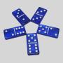 Acrylic Dominoes Set - Jumbo Glitter Tiles, Party Game
