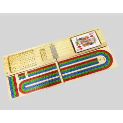 Wooden Cribbage Pegs & Board Set - HOOLEESH